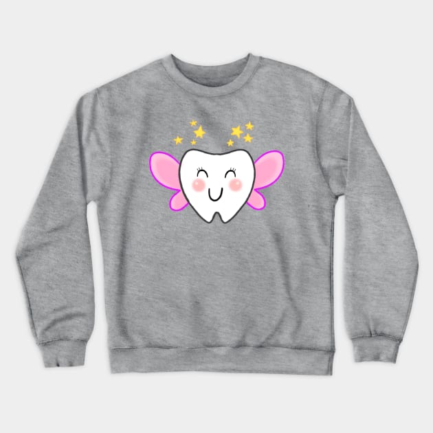 TOOTH FAIRY Crewneck Sweatshirt by Sketchy